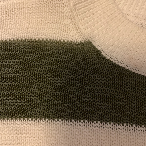 NWT Madewell cropped knot striped cropped sweater - Picture 6 of 6